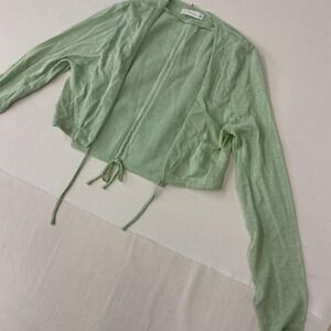 O.Vianca lightweight knit tie-front cardigan